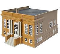 Cornerstone Walthers HO Scale Model Public Library Kit, 8-1/2 x 6-1/2 x 4-3/4 pulgadas, 21,5 x 16,5 x 12 cm