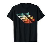 Corneta Música Latón Retro - Vintage Banda De Marcha Corneta Camiseta