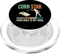 Cornhole Corn Star Tu Agujero es mi Objetivo PopSockets PopGrip para MagSafe