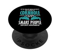 Cornhole Lover Es una especie de deporte de personas inteligentes PopSockets PopGrip Adhesivo