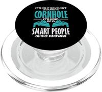Cornhole Lover Es una especie de deporte de personas inteligentes PopSockets PopGrip para MagSafe