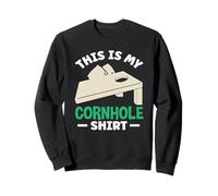 Cornhole Lover This Is My Cornhole Shirt Fun Times Sudadera