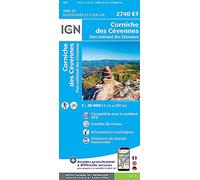 Corniche des Cévennes, Parc national des Cévennes: 1/25 000: 2740ET (TOP 25)