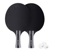 Cornilleau Sport Duo Set de 2 Raquetas y 3 Pelotas, Unisex Adulto, Rojo, Talla Única