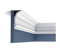 Cornisa de diseño lineal - Orac Decor - L200xP6.4xH14.1cm - C339