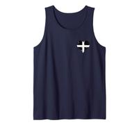 Cornish Expat La San Pirán Una Pequeña Bandera Cornualles Camiseta sin Mangas