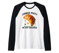 Cornish Pasty The Original Pocket Meal NO App Required Camiseta Manga Raglan
