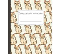 Cornish Rex Cat Pattern Composition Notebook: A Cute Writing Journal for School, Work, or Home for Cornish Rex Cat Lovers and Owners