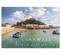Cornwall - Between Land and Sea (Wall Calendar 2027 DIN A4 landscape), CALVENDO 12 Month Wall Calendar: Discover the fascinating coastlines, the rough beauty and the purity of Cornwall.