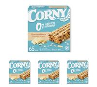 Corny Barritas de Cereales 0% Azúcares Añadidos de Chocolate Blanco- Pack de 6x20gr (Paquete de 4)