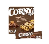 Corny Barritas de Cereales con Chocolate con Leche, 6x25 g
