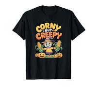 Corny Pero Espeluznante Divertido Halloween espantapájaros Juego de Palabras Camiseta