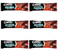 Corny Protein Barrita de Chocolate con Leche 0% Azúcar Añadido 6x50 gr