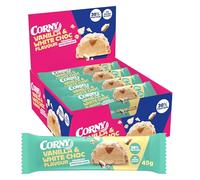 Corny Protein Barritas Chocolate Blanco y Vainilla, 13,5 g, 12x45 g