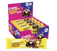 Corny Protein Barritas Chocolate con Leche y Plátano, 12x45 g