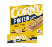 Corny Protein Barritas Plátano y Vainilla, 24% Proteína, 4x25 g