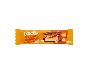 Corny Protein Soft Barritas Chocolate, Cacahuetes y Caramelo, 30%, 45 g