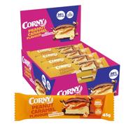 Corny Protein Soft Chocolate, Cacahuetes y Caramelo, 13,5 g, 12x45 g