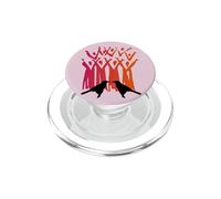 Coro Cantando pájaro Juntos Cantando Equipo de Canto en Concierto PopSockets PopGrip para MagSafe