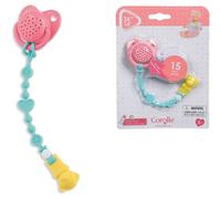 Corolle Baby Doll Pacifier with 15 Sounds - for 14"""" Baby Dolls Pink/