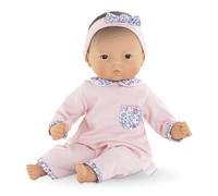 Corolle Bébé Calin Mila Baby Doll - Muñeca de Cuerpo Suave de 12 Pulgadas con Ojos dormidos Que se abren y cierran, perfumada a Vainilla, colección Mon Premier Poupon para niños a Partir de 18 Meses