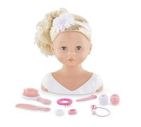 Corolle - Cabeza de Peinado, muñeca, 10 Accesorios, a Partir de 3 años, 9000310040