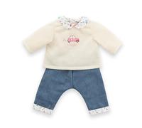 Corolle - Camiseta de Manga Larga y Jean, un Fin de Semana en París, Ropa para muñeca de 36 cm, a Partir de 2 años, 9000141690