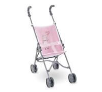 Corolle - Cochecito bastón Rosa, Accesorio para muñecos 36, 42 y 52 cm, a Partir de 3 años, 9000141640