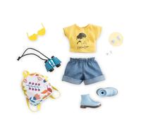 Corolle - Girls, Outfit mit Einhorn Print, mit Ohrringe Natura (Importación USA)