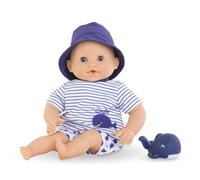 Corolle Ma Premier Poupon Bath Boy Marin, Soft Body Bath Doll (Importación USA)