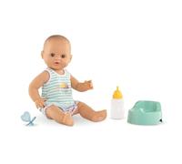 Corolle - Mi Primer pupon, Paul Hace Pipi - Aqua, 36 cm, a Partir de 2 años, 9000130580