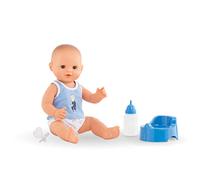 Corolle Mon Grand Poupon-Paul Hace Pipí, 36cm, Hace Pipí al Apretarle la Barriguita, Incluye Chupete, Biberón y Orinal, para Niños a Partir de 2 años (9000130260)