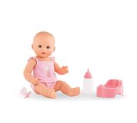 Corolle - Muñeca bebé de 36 cm Mon Grand Poupon Emma Hace Pipí, Aroma a Vainilla, Incluye Accesorios, para Niños Desde los 2 Años