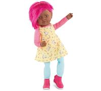 Corolle Rainbow Doll C l na Soft Body Rag Doll - Easy-to-Style Long, Silky Hair, Vanilla-Scented, 16 Inches
