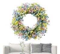 Corona artificial - Decoración floral de 11,8 pulgadas | Lámpara colgante de puerta de espuma ABS - decoración floral realista para pared de entrada, cocina, dormitorio, de bodas al aire libre