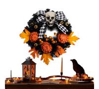 Corona Calavera Decoración LED Espeluznante De Huesos Y Cráneos