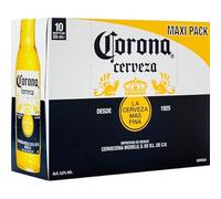 CORONA Cerveza rubia mejicana pack 10 botellas 35,50 cl