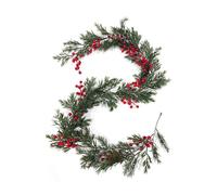 Corona china de Navidad para oficina de 2026, verde de invierno real con guirnalda de mantel, guirnalda de Navidad, flor de pascua, reutilizable, ventana de pasillo