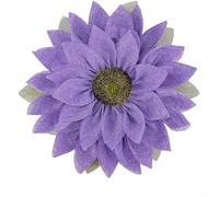 Corona colgante de arpillera de girasol para puerta o pared, decoración rústica del hogar, acento floral de temporada para otoño y Acción de Gracias (morado)