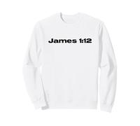 Corona Cristiana de la Vida James 1:12 A los Que lo aman Blk Sudadera