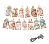 Corona Cumpleaños 1 año,Decoracion Cumpleaños 1 año,Cumpleaños 1 año,Fiesta de Primer Cumpleaños,Pancarta Personalizada con Foto,Cartel Cumpleaños Personalizado
