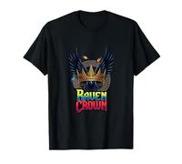 Corona de Cuervo, mitología nórdica, diseño de símbolo de Rey Camiseta