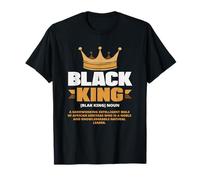 Corona de definición de Rey Negro del Mes de la Historia Negra Camiseta