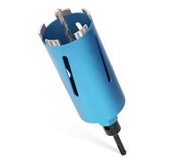 Corona de diamante M22 para taladros de núcleo, incluye turbo de 10 mm, longitud de 200 mm, diámetro de 82 mm, adaptador SDS-PLUS, corona de perforación húmeda y seca, soldada con láser para hormigón