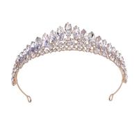 Corona de estrás colorida, decoración para el cabello, accesorio para la cabeza de novia, para bodas, fiestas, etc