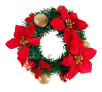 Corona de Navidad con decoración Ø22cm Rojo