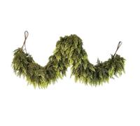 Corona de Navidad - Guirnalda artificial, coronas de pino para decoración navideña, guirnalda de vegetación realista para el hogar, decoración artificial, corona decorativa para mesa de cocina