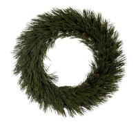 Corona de Navidad Verde PVC 42 x 42 cm