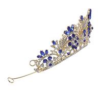 Corona de novia, decoración de princesa, accesorios para el cabello, diadema de boda, corona de cristal, diadema brillante con diseño de corona de diamantes de imitación, diadema de fiesta