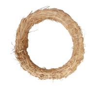 Corona De Paja Natural - Base De Corona Artesanal Rústica De 30 Cm Y 35 Cm, Decoración De Anillo De Paja Hecha A Mano, Forma Decorativa Ecológica | Navidad Invierno Cumpleaños Vacaciones Casa Oficina
